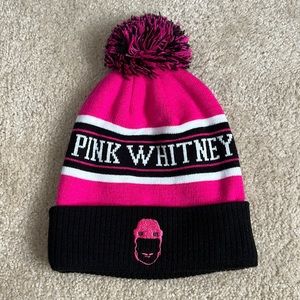 Barstool Pink Whitney Pom Pom Beanie
